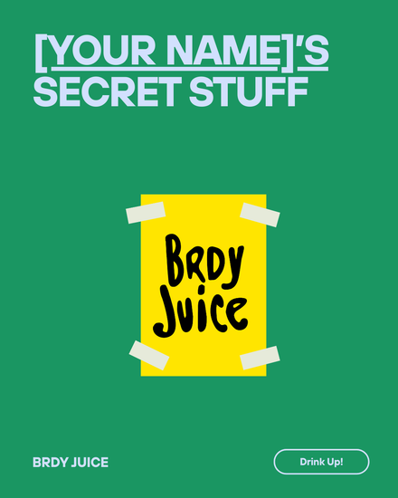 Brdy Juice Founder's Secret Stuff sticker