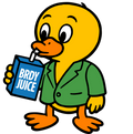 Brdy Juice duck mascot